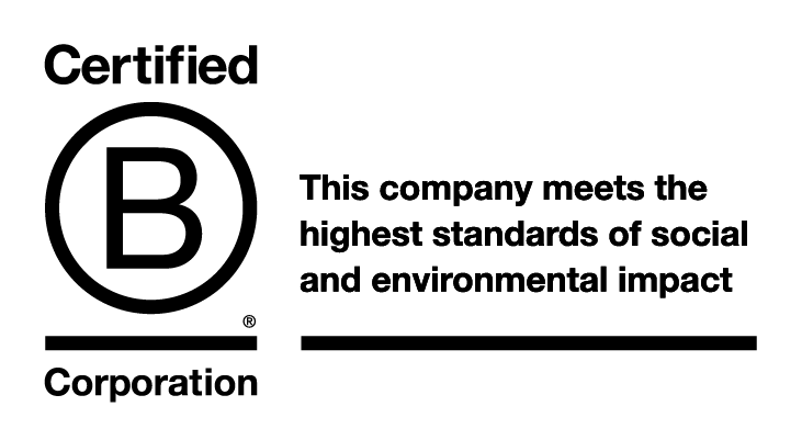 B Corp Logo with Tagline